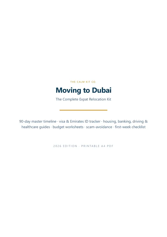 Cover of Moving to Dubai — Complete Expat Relocation Kit