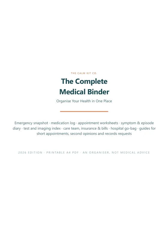 Cover of The Complete Medical Binder